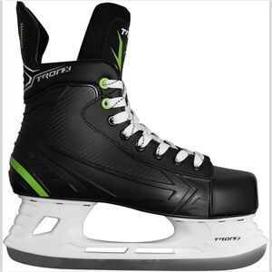 Black and Green Men's Hockey Skates